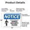 Signmission Property Patrolled By Armed Security Guard OSHA Notice Sign, Aluminum, 14in W x 10in L, 2PK OS-2PACK-NS-A-1014-L-16435 - alternate 2